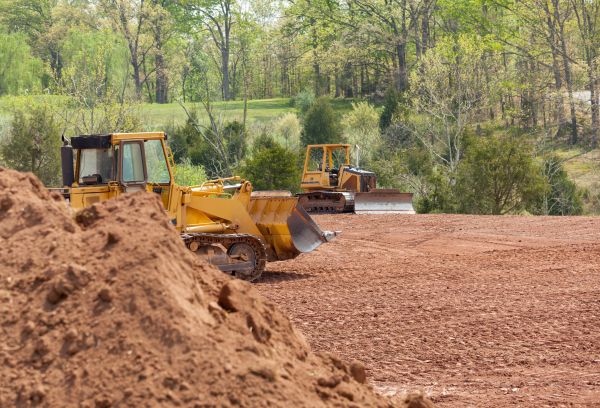 Bulldozer Land Clearing in Beaumont