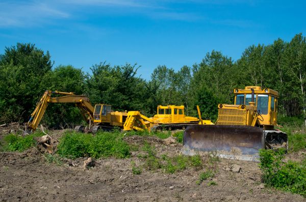 Bulldozer Clearing in Beaumont